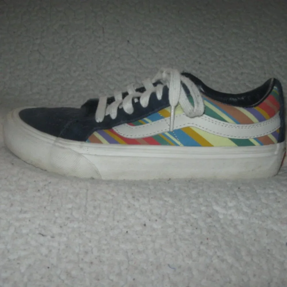 Vans Sk8 Reissue Retro Striped Low Top Shoes